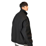 FOESCE Cotton coat men's autumn loose fashion wash top trend ins casual pilot jacket