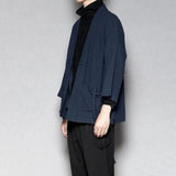 FOESCE Japanese Retro Kimono Robe Cardigan Shirt Men And Men Casual Yukata Haori Summer Thin Coat Tops Sunscreen Coat Beach Tops
