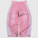 Foesce Y2K Baggy Jeans Harajuku vintage Striped Embroidered high quality Sweatpants men women Hip Hop Casual wide leg jeans streetwear