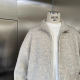 FOESCE Autumn Cardigan Men's Knit Cardigans Knitwear Korean Popular Clothes Mens Clothing Sweater for Men Cárdigan Winter Man Sweater