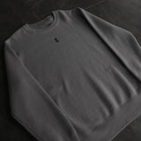 FOESCE Fashionable men's and women's new Gothic Y2K retro knitted street top Harajuku pullover punk EMO hip-hop sweater