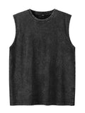 FOESCE 2025 Ateez Europe Tour Towards The Light Tops Men Women's Clothing Korean Fashion Hip Hop T-shirt Cotton Vintage Washed Tank Top