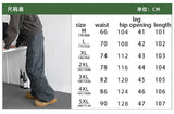 FOESCE Cargo jeans mens 2025 Spring Men Baggy Jeans Men Wide Leg Pants Big Pockets Streetwear Trousers Male Loose Denim Pants