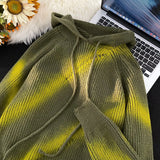 Hooded Men's Winter Sweater Knit Sweater Pullover Man Hoodie Winter Men's Thermal Clothing Pullover Knitted Top 2024 Autumn New
