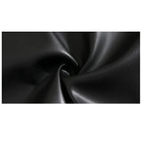 FOESCE Chic Leather Pants High Street Trendy Drawstring Elastic Waist Straight Wide Leg Trousers Summer Hip Hop Trouser Male Clothing