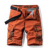 FOESCE New Summer Men Cargo Camouflage Shorts Mens Cotton Beach Multi Pocket Shorts Man Spring Casual Joggers Shorts Male Dropshipping