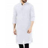 FOESCE Muslim Robe Pakistan Muslim Islamic Clothing  Muslim Sets Muslim Men Clothing 2025 Arabic Style Fashion Simple Long Men's Shirt