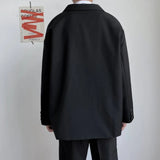 FOESCE Mens Dk Uniform Casual Suit Jacket Youthful Trend Versatile College Style Temperament High School Student Jacket Men'S Clothing