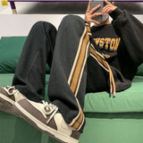 FOESCE Male Sweat Pants Casual Athletic New Items In Baggy Wide Leg Fashion Trousers Track Training Summer Sport Y2k Sweatpants for Men