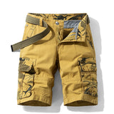 FOESCE New Summer Men Cargo Camouflage Shorts Mens Cotton Beach Multi Pocket Shorts Man Spring Casual Joggers Shorts Male Dropshipping
