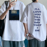New Summer Billie Hit Me Hard and Soft 2024 Tour Cotton T-Shirts Fashion Harajuku Hip Hop Casual O-Neck Short Sleeve Shirts