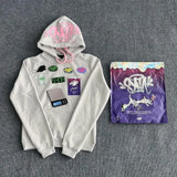 FOESCE Sy UK Fashion Street Tracksuit y2k Harajuku Men's / Women's Casual Loose Hoodies Pants Hip Hop Sportswear Tops Sports Trousers