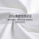 FOESCE European and American niche short-sleeved t-shirt men retro print summer loose top trendy couple compassionate ins ropa hombre