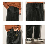 FOESCE Casual Pants Men's Joggers Men Trousers Jogger Man Sweatpants Male Clothing Oversize Sports Streetwear Baggy Wide Summer pants