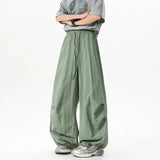 FOESCE Unisex Pants Wide Leg Athletic Lounge Pants Spring Summer Lightweight Stretch Waist Casual Sportswear Joggers Loose Thin Comfort