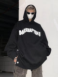 FOESCE American style high street five pointed star letter towel embroidered hoodie men's spring and autumn trendy hip-hop loose couple