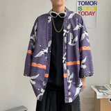 FOESCE Japanese shirt men kimono Chinese kimono geisha new arrival Japanese street clothing harajuku kimono