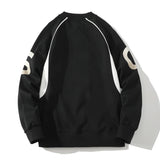 Foesce Long sleeved T-shirt for men's spring and autumn season ins trendy brand loose pullover sweater for autumn wear, versatile for m