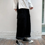 Y2k Baggy Cargo Jeans for Women Oversize Wide Leg Denim Pants Female Hip Hop Trousers Pockets Streetwear Loose Patchwork