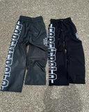 Foesce American Street Y2K Harajuku Woven Sweatpants Men's Summer Trend Oversized Letter Embroidered Trousers Trendy Campus Couple Wear