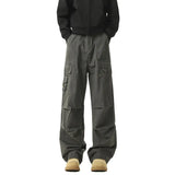 FOESCE Men Cargo Pants Men Casual Multi-Pocket Cotton Overall Trousers Easy Wash outdoors Army Green Joggers Pants Male Dropshipping