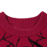 Spider Sweater Male Dark Style Vintage Knit Pullovers  Winter American High Street Harajuku Women's Sweater Oversize Jumper