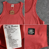 FOESCE Summer New American Sleeveless O-neck Solid Color T-shirt Men's Fashion 100% Cotton Washed Casual Sports Fitness Basketball Vest