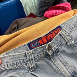 Foesce Jeans New Mens Harajuku Retro Hip Hop Cartoon Embroidery Baggy Jeans denim Pants 90s Street Gothic Wide Trousers Streetwear