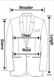 FOESCE S-6XL (Only Coat) Men's Suit Brown Herringbone Blazer Prom Tuxedos Wool Tweed Single Breasted Two Buttons Wedding Jacket