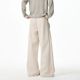 FOESCE Spring 2025New Design Patchwork Casual Trousers man Loose Wide Leg Waist Comfort Stretch Elastic Athleisure Pants Travel Fashion