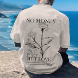 FOESCE Casual Men's T-Shirt 3d Print Short Sleeve Street Fashion Man Clothing Simple Loose Oversized Tees For Men Breathable T Shirts
