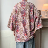 FOESCE Japanese shirt men kimono Chinese kimono geisha new arrival Japanese street clothing harajuku kimono