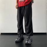 FOESCE Men Harem Pants Harem Pants Men Solid Elastic Waist Streetwear Joggers Loose Ankle Sport slacks Length Pockets Trousers bloomers