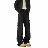 FOESCE Men Cargo Pants Men Casual Multi-Pocket Cotton Overall Trousers Easy Wash outdoors Army Green Joggers Pants Male Dropshipping