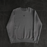 FOESCE Fashionable men's and women's new Gothic Y2K retro knitted street top Harajuku pullover punk EMO hip-hop sweater
