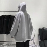Casual Style Jacket Men's Fall Winter Hoodie Zip-up Cardigan with Drawstring Pockets Hood Plus Size Casual Coat for Daily Wear