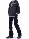 FOESCE American Style Vibe Pants High Street Fashion Brand Jiangsu Zhejiang Shanghai Wear Yabi Windbreak Hole Jeans Men's Slim Fit Slim