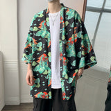 FOESCE Japanese shirt men kimono Chinese kimono geisha new arrival Japanese street clothing harajuku kimono