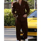 FOESCE 2025 Formal Suit for Men Wedding Luxury Fashion Suit Dress  2 Piece Modern Men's Suits Men Clothing Terno Masculino Completo