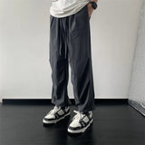 FOESCE Men Harem Pants Harem Pants Men Solid Elastic Waist Streetwear Joggers Loose Ankle Sport slacks Length Pockets Trousers bloomers
