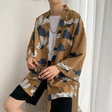 FOESCE Japanese shirt men kimono Chinese kimono geisha new arrival Japanese street clothing harajuku kimono