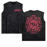 FOESCE 2025 Ateez Europe Tour Towards The Light Tops Men Women's Clothing Korean Fashion Hip Hop T-shirt Cotton Vintage Washed Tank Top