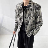 FOESCE Handsome trendy denim jacket autumn retro casual jacket versatile