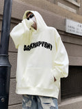 FOESCE American style high street five pointed star letter towel embroidered hoodie men's spring and autumn trendy hip-hop loose couple