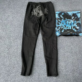 FOESCE Sy UK Fashion Street Tracksuit y2k Harajuku Men's / Women's Casual Loose Hoodies Pants Hip Hop Sportswear Tops Sports Trousers
