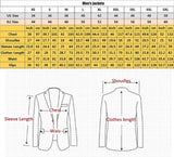 FOESCE Men's Suede Jacket Men's Dress Jackets for Suit Elegant Clothes Man New in Coats and Jackets Mens Suits Luxury Man Coat Blazers