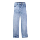 FOESCE Mens Jeans Large Denim Jeans for Teens Trousers for Men Jean Baggy Pants Men's Fashion Man Male Trendyol Streetwear Korean Men´s