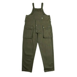 FOESCE Mens Japanese Casual Jumpsuit 2025 New Genderless Fashion Trend Functional Style Multi-Pocket Loose Solid Color Overalls Unisex
