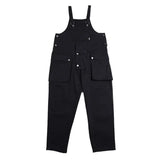 FOESCE Mens Japanese Casual Jumpsuit 2025 New Genderless Fashion Trend Functional Style Multi-Pocket Loose Solid Color Overalls Unisex