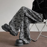 FOESCE 2025 Spring NEW men pants Pattern Baggy Casual Sweatpants Hip Hop gothic men women wide leg trousers streetwear Fashion trend
